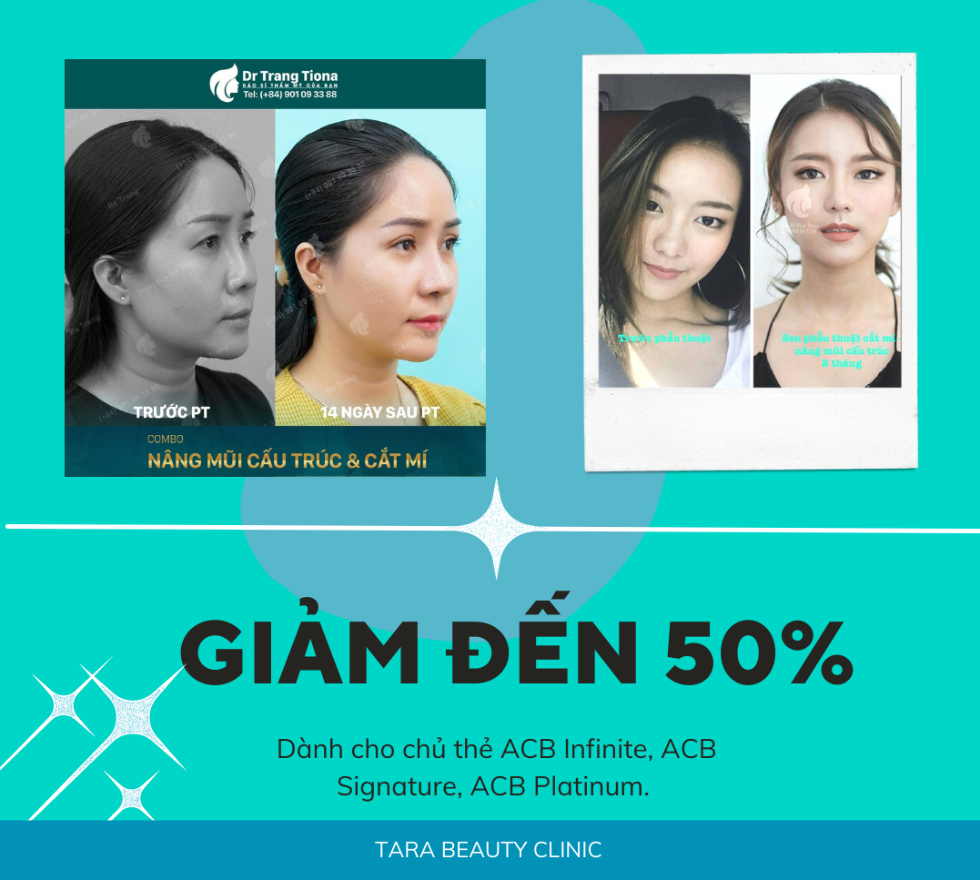 [SỐC] Khuyến mãi đến 50% giá dịch vụ thẩm mĩ