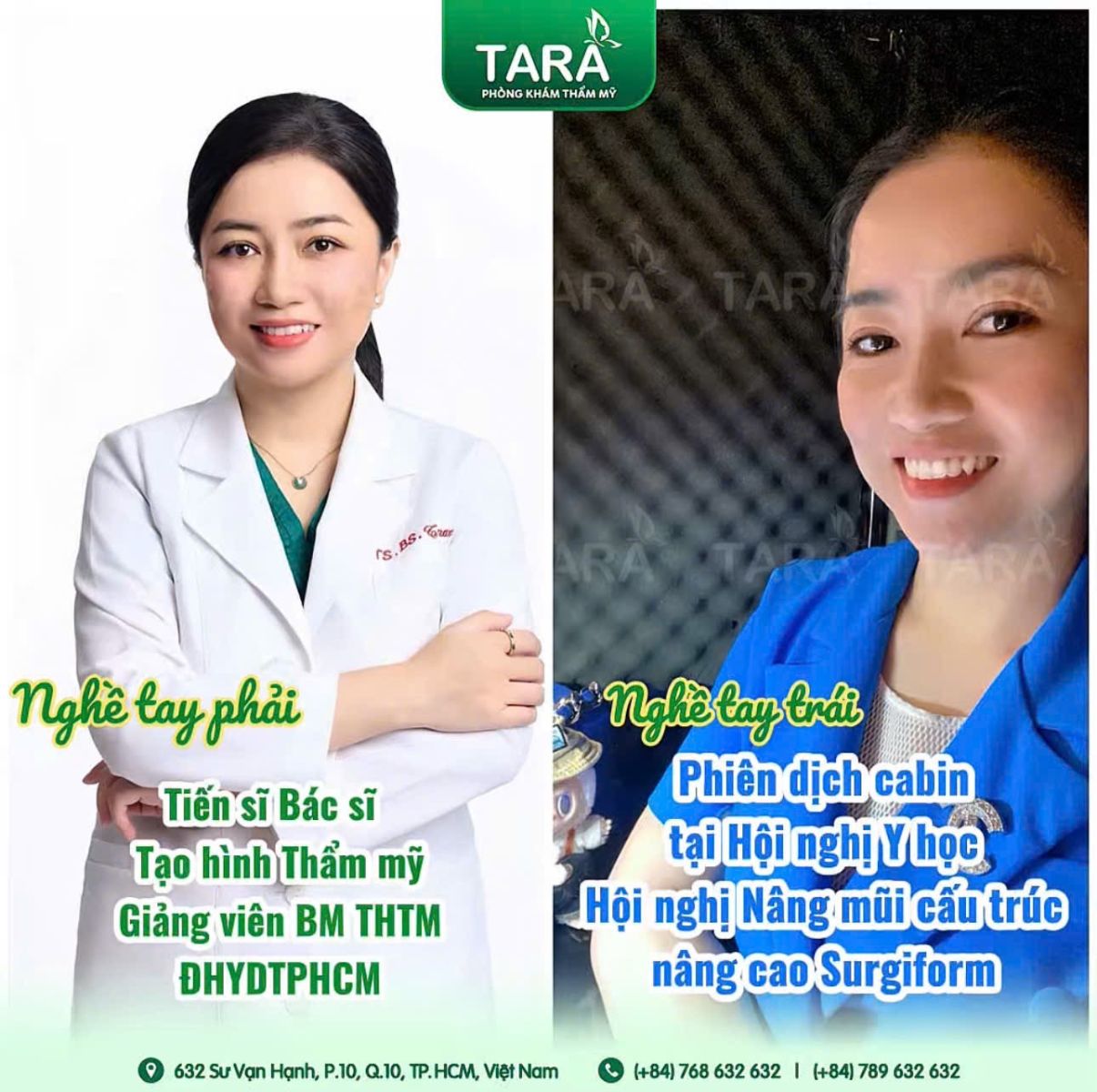 TS.BS Trang TARA phiên dịch cabine HN nâng mũi cấu trúc nâng cao cùng Bậc thầy Nâng mũi Hàn Quốc Dong Hak Jung