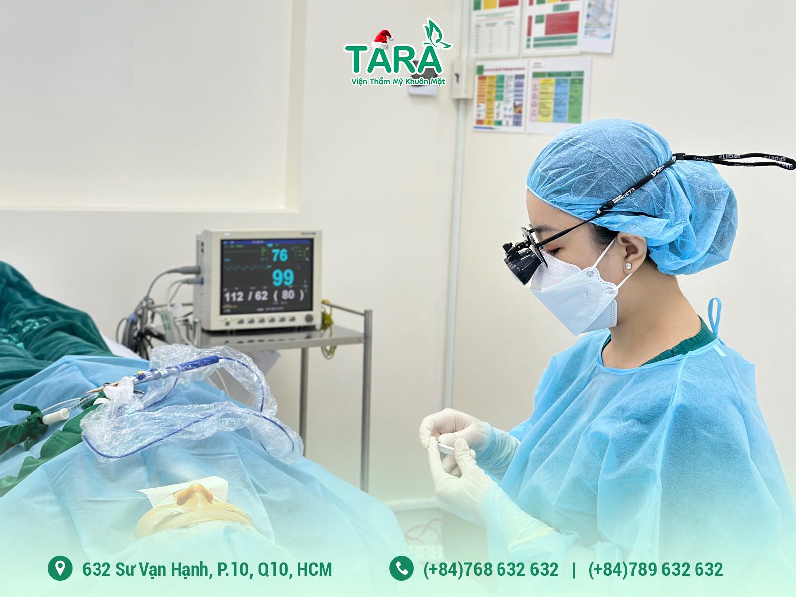 Địa chỉ nâng mũi ứng dụng đeo kính lúp siêu vi phẫu không đau uy tín tại TPHCM
