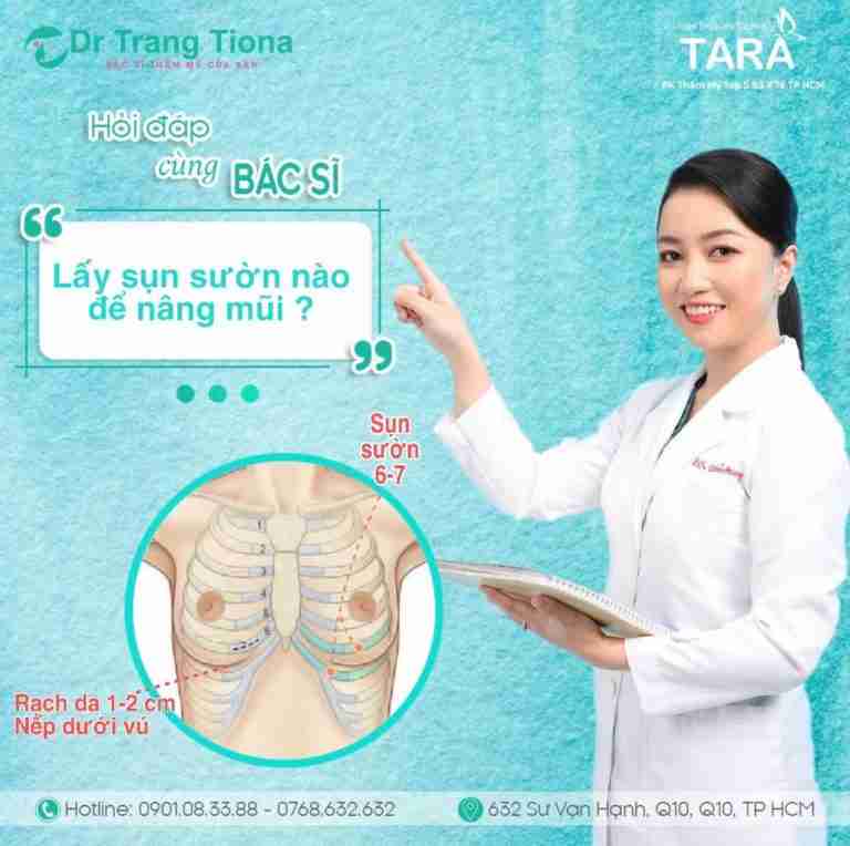 Bác sĩ giải đáp: Nâng mũi sụn sườn có bị teo lại không?