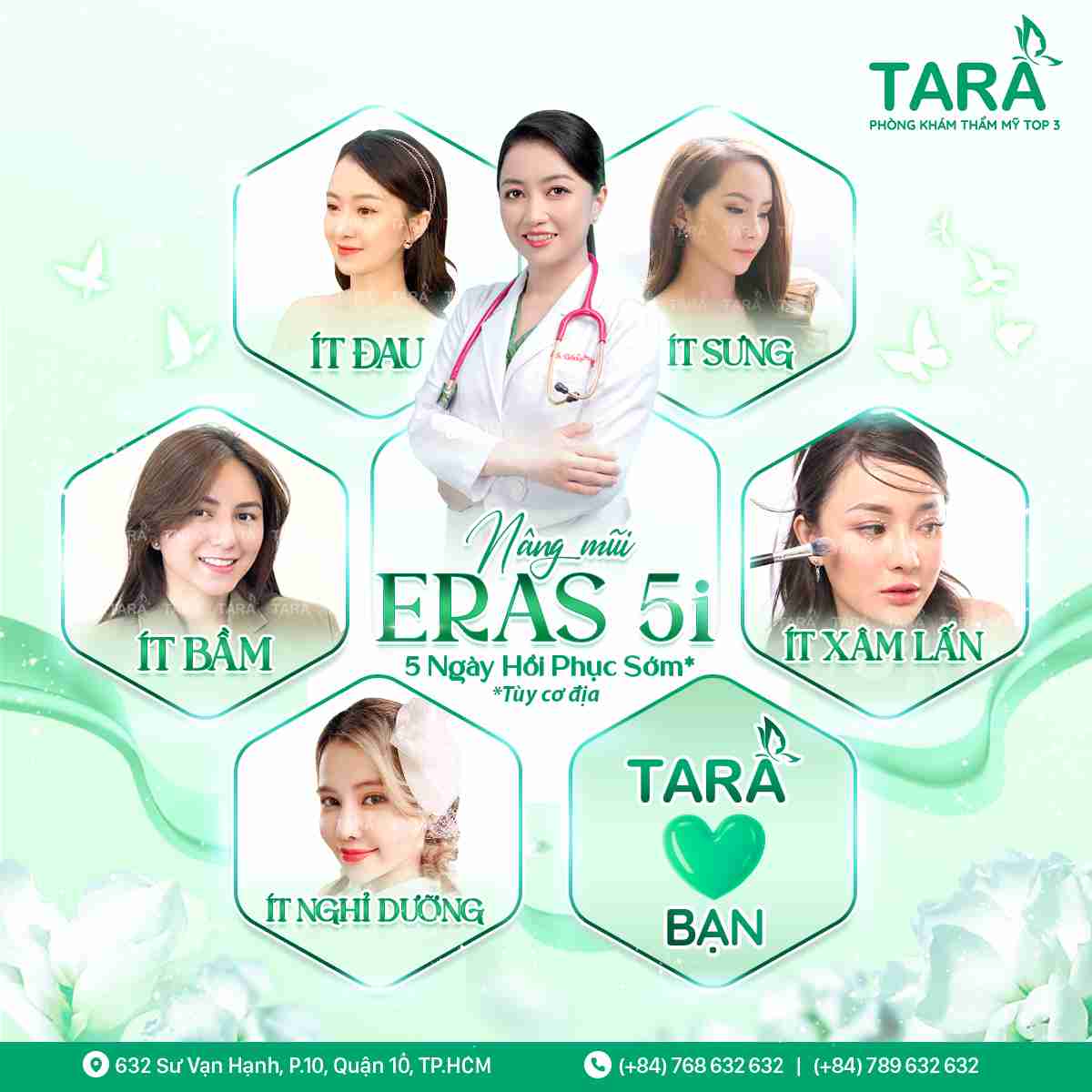 Review nâng mũi ERAS 5i: 5 ngày hồi phục