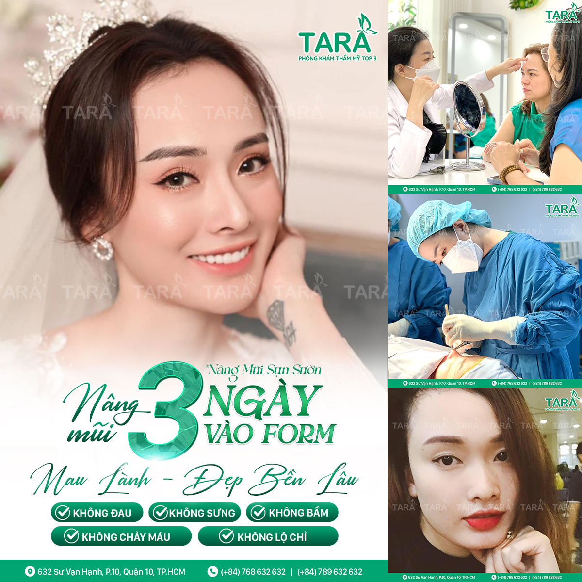Bác sĩ nâng mũi đẹp uy tín tại TPHCM – Bác sĩ Trang Thẩm mỹ TARA
