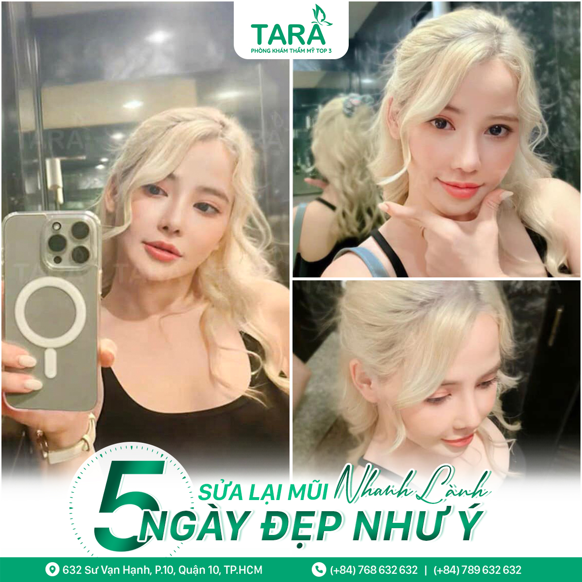 Địa chỉ nâng mũi đẹp uy tín tại TP HCM – Tiến sĩ Bác sĩ Trang Thẩm mỹ TARA – Dr Trang TARA