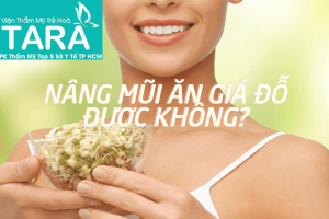 Nâng mũi ăn giá được không?