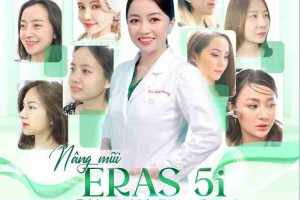Nâng mũi ERAS 5i – Xu hướng phẫu thuật thẩm mỹ 2024