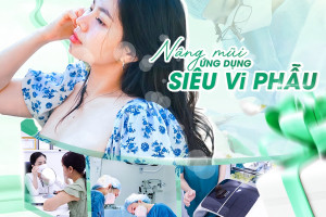 Nâng mũi ứng dụng đeo kính lúp siêu vi phẫu đi làm ngay được không?