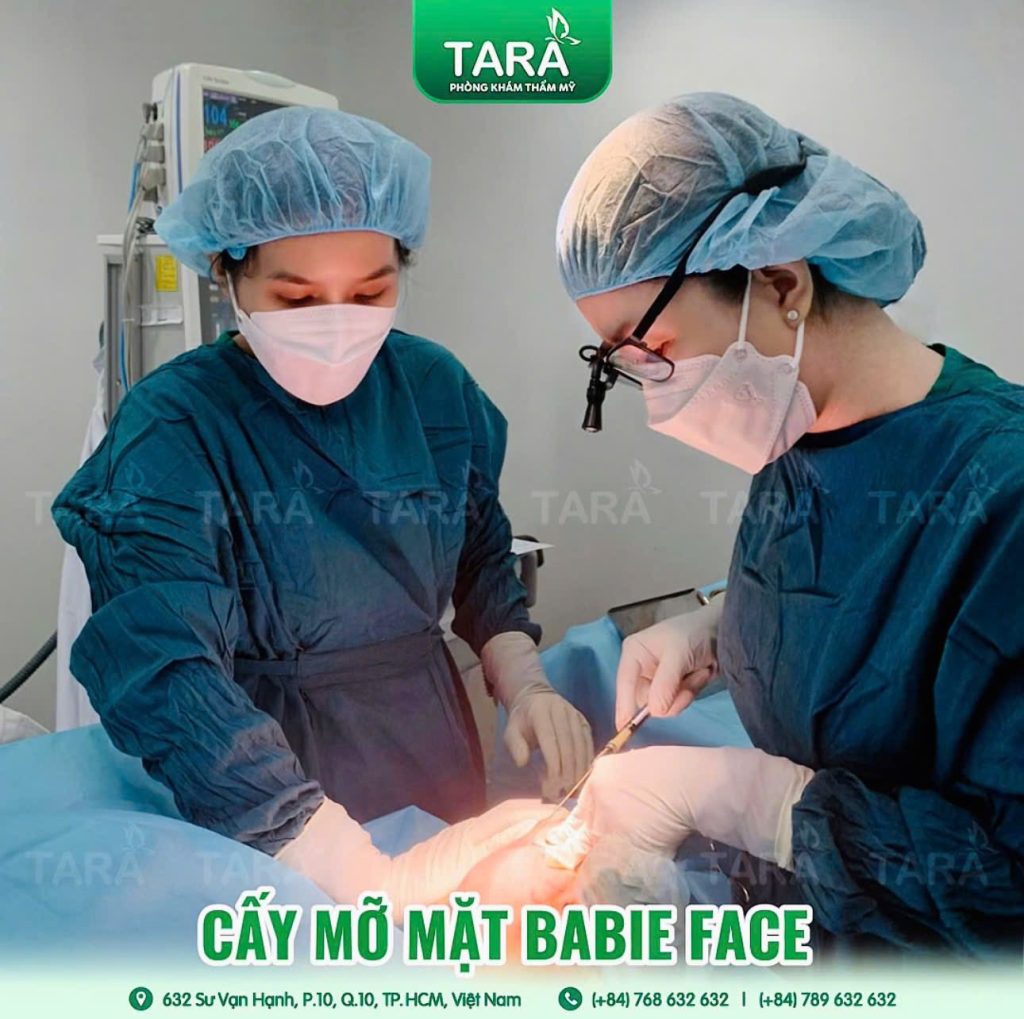 cấy mỡ mặt TARA